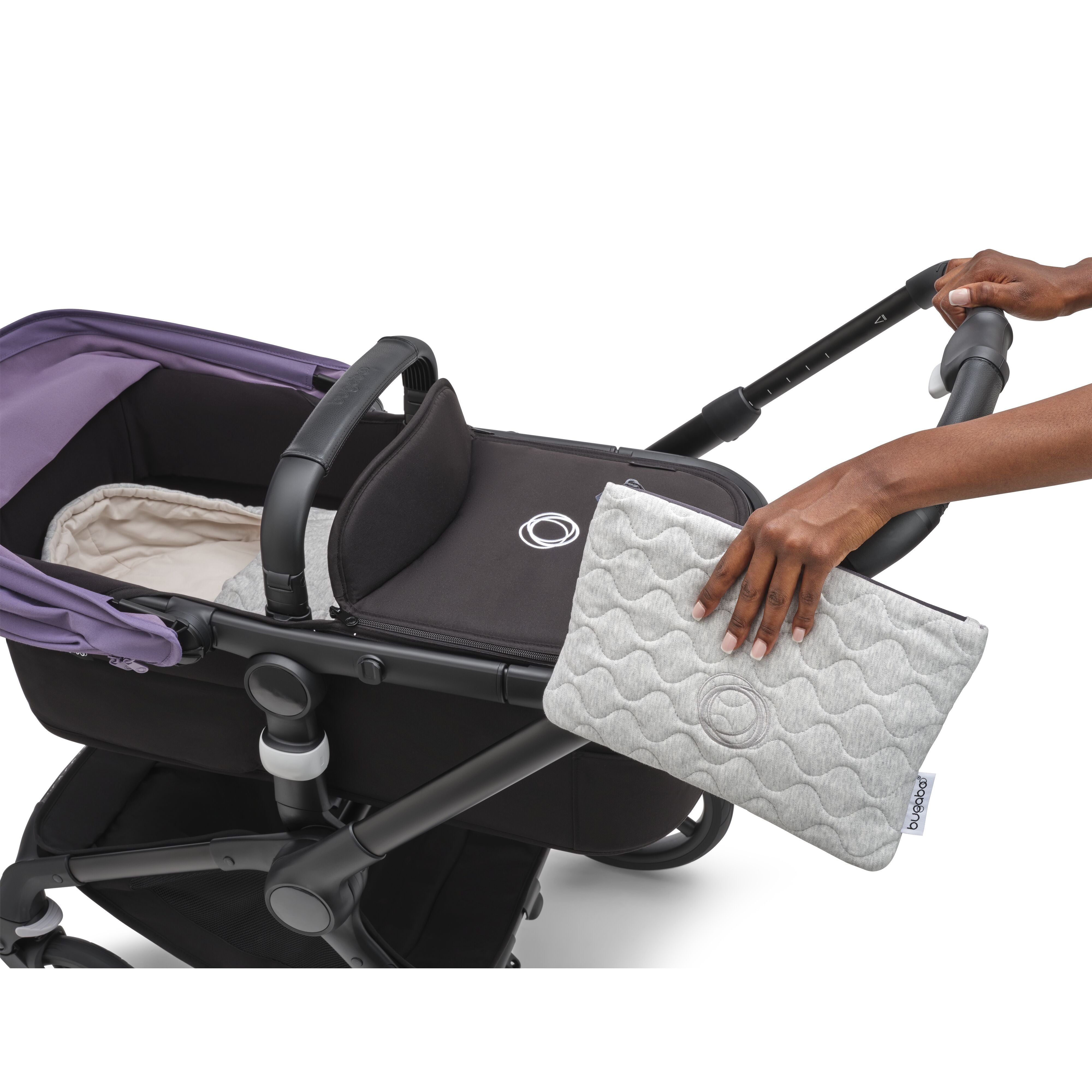 Bugaboo Changing Clutch in Grey Melange- Bambi Baby