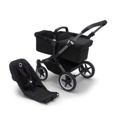 Bugaboo Donkey 5 Base 2023 em grafite/preto meia-noite- Bambi Baby