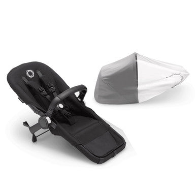 Bugaboo Donkey 5 Duo Extension Set In Midnight Black- Bambi Baby