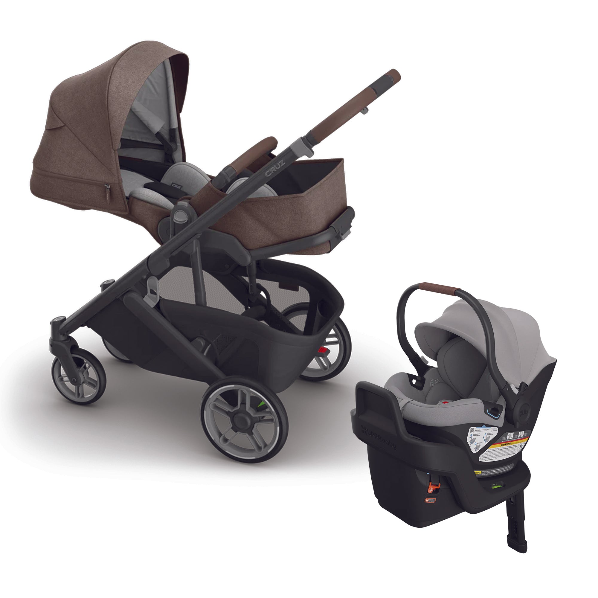 UPPAbaby Cruz V3 + Aria Travel System- Bambi Baby