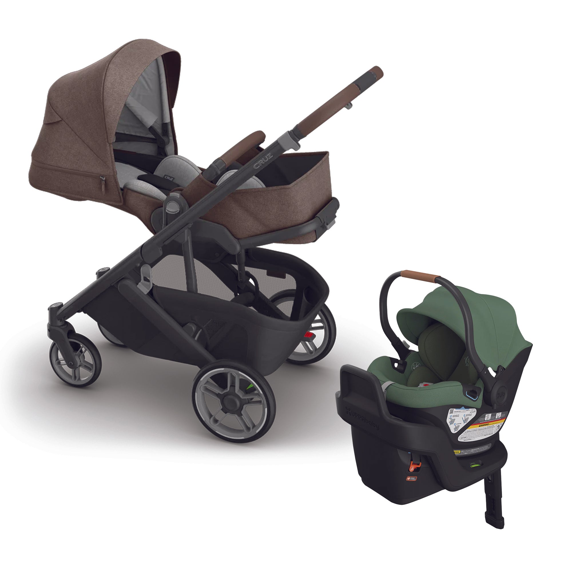 UPPAbaby Cruz V3 + Aria Travel System- Bambi Baby