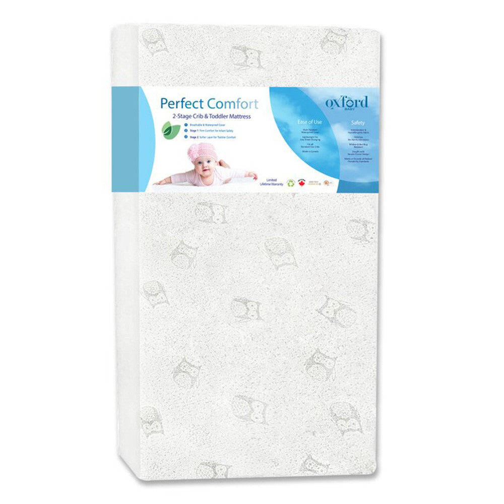 Oxford Baby Perfect Comfort 2 Stage Crib & Toddler Mattresss- Bambi Baby