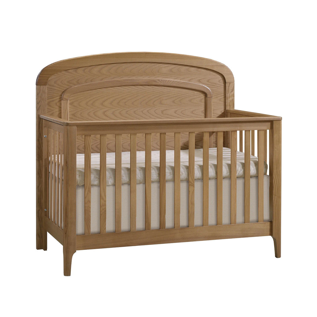Natart Palo ''5-in-1'' Convertible Crib with Arched Molding  (w/out rails)- Bambi Baby