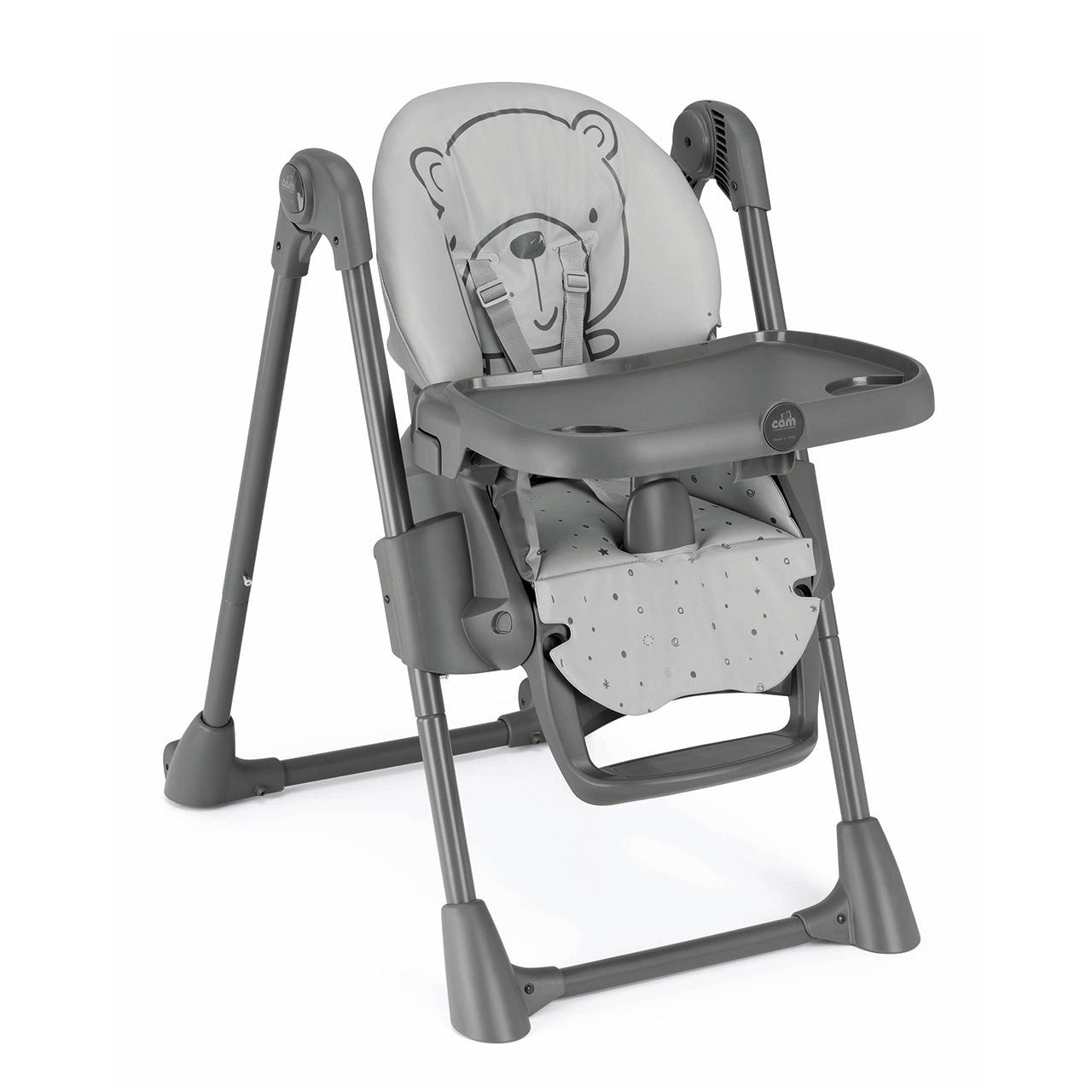 Trona CAM Pappananna en gris- Bambi Baby