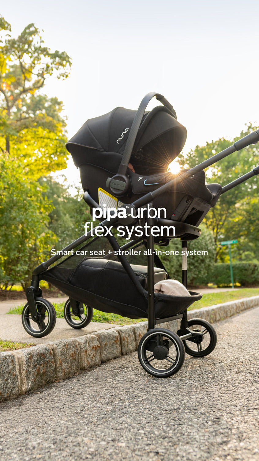 Nuna PIPA™ urbn Flex System™ In Caviar- Bambi Baby