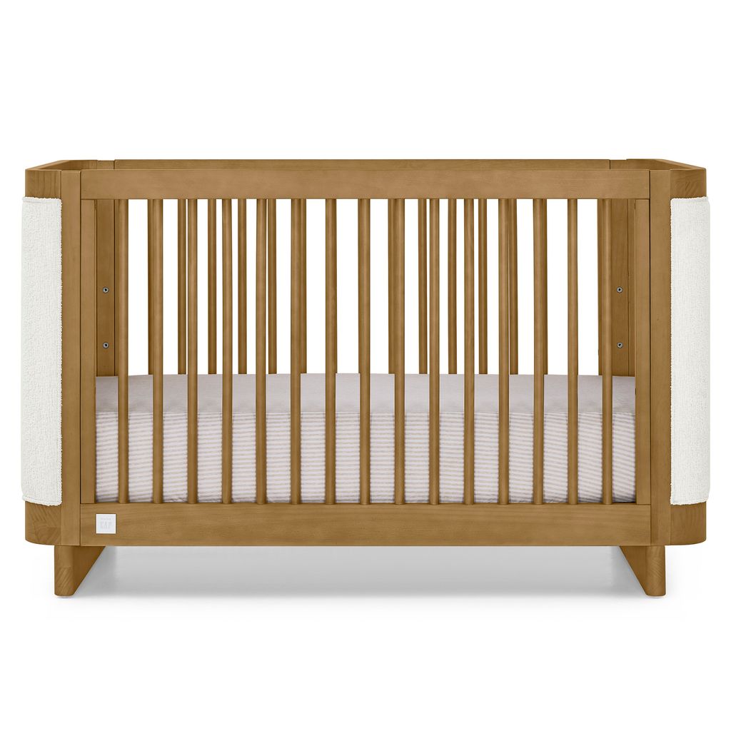 babyGap by Delta Children Callie 4-in-1 Upholstered Convertible Crib- Bambi Baby