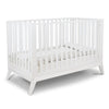White Pali Donatello Classico Convertible Crib - Front Angle View | Bambi Baby