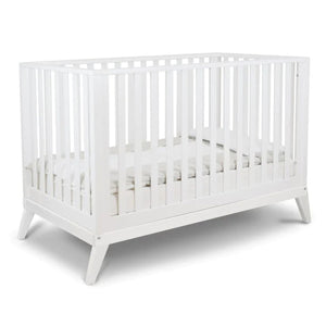 White Pali Donatello Classico Convertible Crib - Front Angle View | Bambi Baby