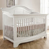 Vintage White Pali Enna 4-in-1 Convertible Crib - Front View in Styled Nursery | Bambi Baby