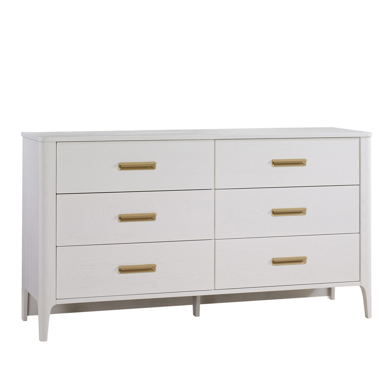Natart Palo King Dresser 65" in White- Bambi Baby