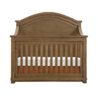 Natural Wood Appleseed Rowan Archtop Convertible Crib - Front View | Bambi Baby