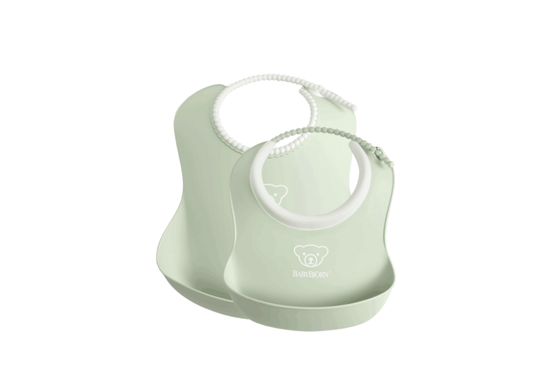 BabyBjorn Feeding Bib Set, 2-pack- Bambi Baby