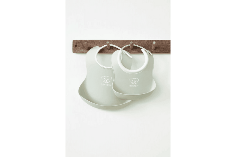 BabyBjorn Feeding Bib Set, 2-pack- Bambi Baby