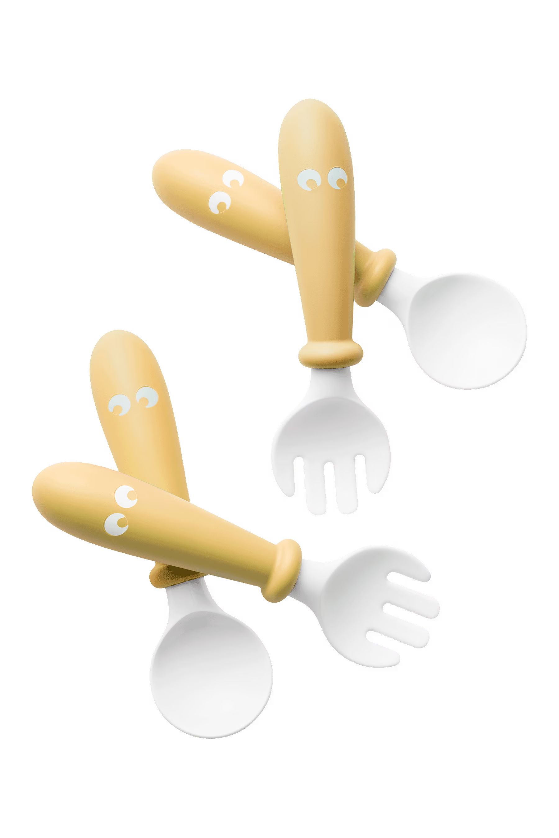 BabyBjorn Baby Spoon and Fork, 4 pcs- Bambi Baby