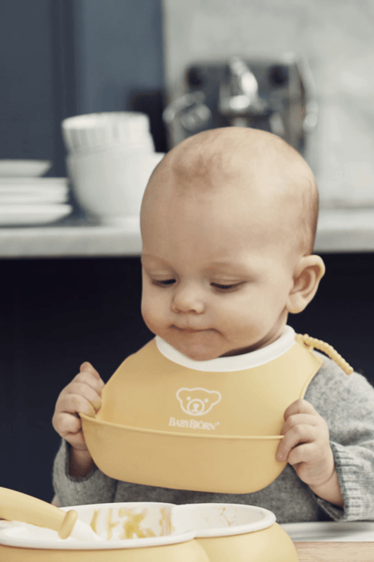 BabyBjorn Feeding Bib Set, 2-pack- Bambi Baby