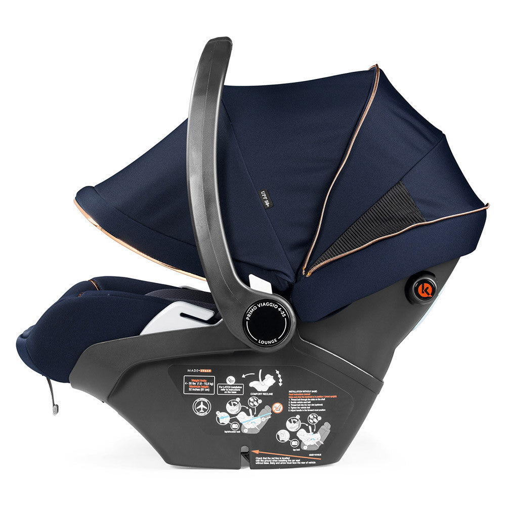 Sillón infantil para coche Peg Perego Primo Viaggio 4-35 en azul brillante- Bambi Baby