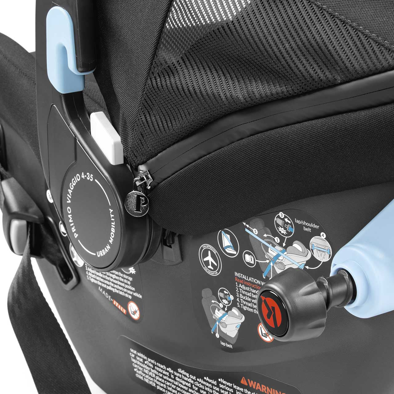 Peg Perego Primo Viaggio Mobilidade Urbana em Preto Verdadeiro- Bambi Baby