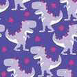 Onekid Car Seat Coat | The Road Coat Down - Purple Raptor Print - Bambi Baby