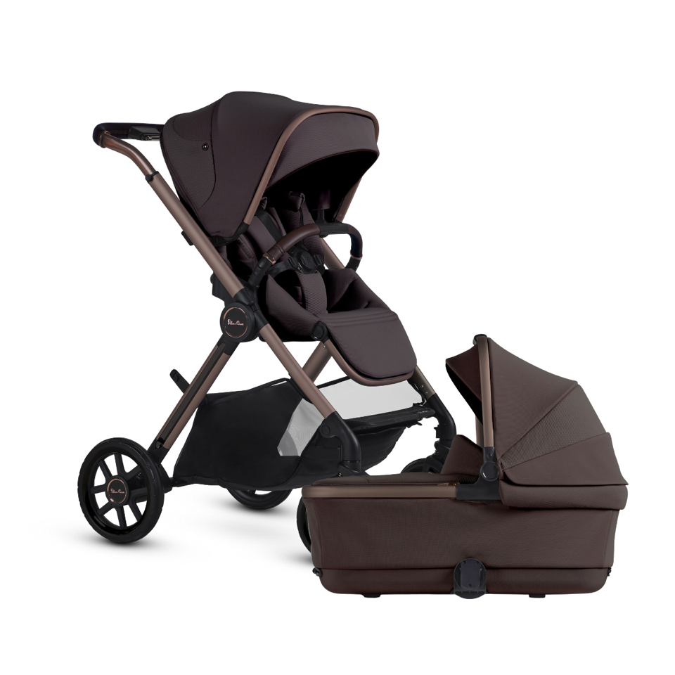 Silver Cross Reef 2 Stroller + Folding Bassinet - Bambi Baby