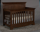 Toscano Wood Pali Ragusa 4-in-1 Convertible Crib - Side Angle | Bambi Baby