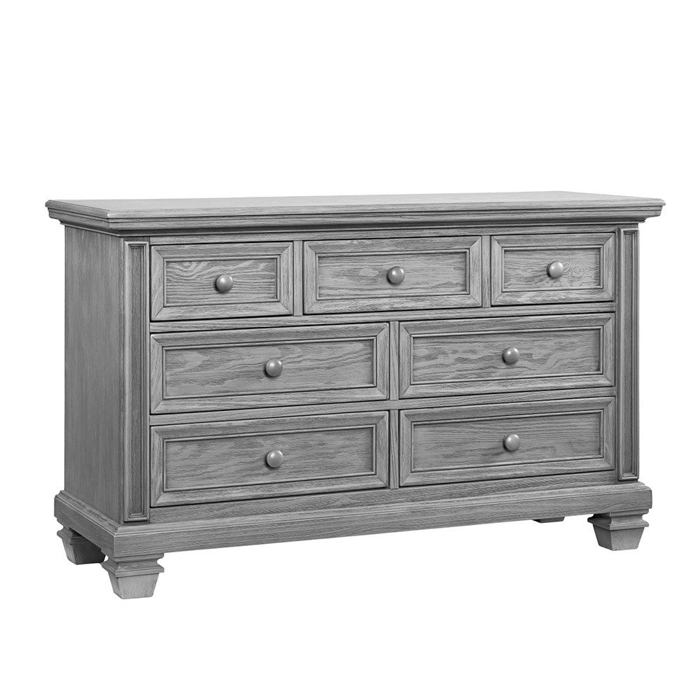 Soho Baby Richmond 7 Drawer Dresser in Brushed Gray- Bambi Baby
