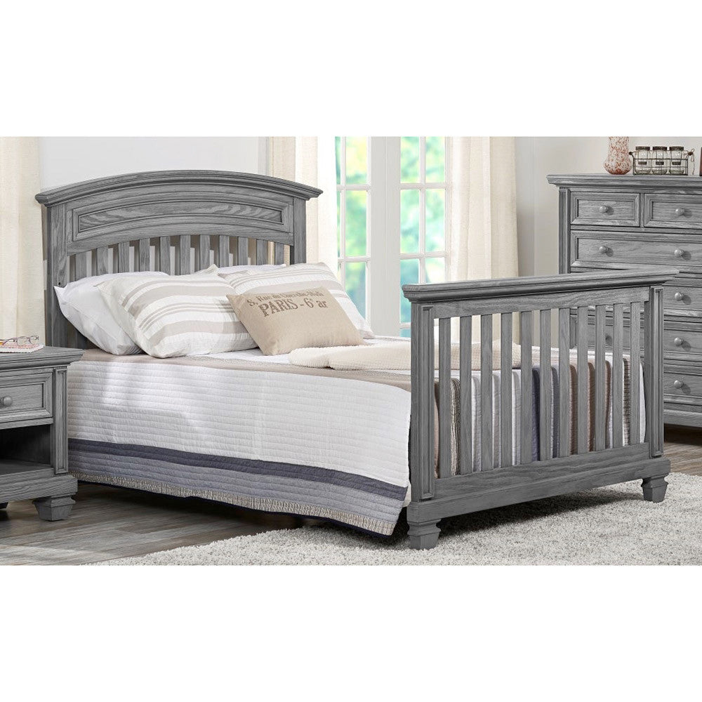 Soho Baby Richmond Full Bed Conversion Kit in Brushed Gray - Won't Fit Factory 25- Bambi Baby
