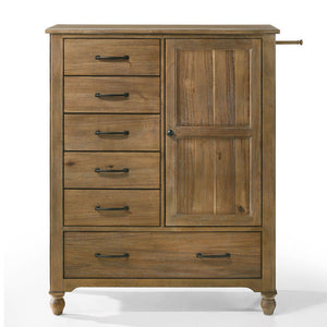 Sand Dune Wood Westwood Highland Chifferobe - Front View | Bambi Baby