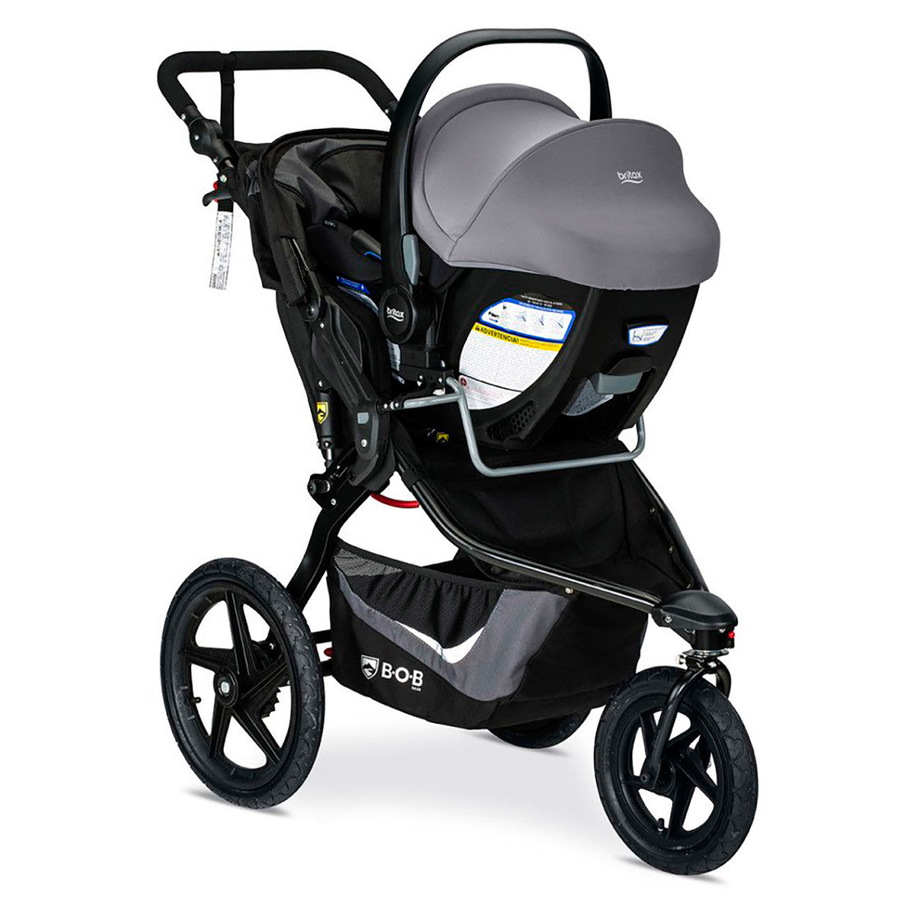 how to get britax car seat out of stroller BOB Gear Single Jogging Stroller Adapter for Select Britax Infant Car – Bambi Baby