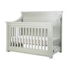 Sage Green Appleseed Rowan Flat Top Convertible Crib - Angle View | Bambi Baby