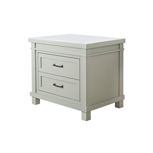 Sage appleseed Rowan Nightstand - Angled View | Bambi Baby