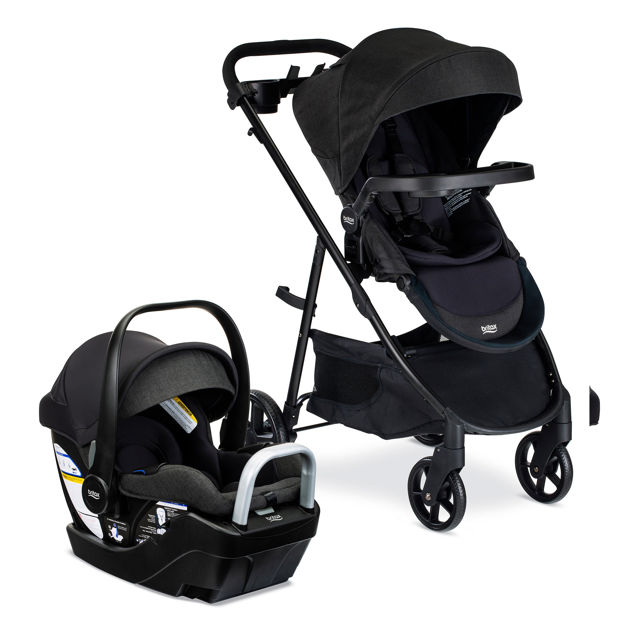 Britax Willow Brook S+ Travel System with Alpine Base- Bambi Baby