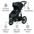 Sistema de viagem BOB Wayfinder, assento de carro infantil e combinação de carrinho ClickTight em Nightfall - Bambi Baby