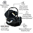 Sistema de viagem BOB Wayfinder, assento de carro infantil e combinação de carrinho ClickTight em Nightfall - Bambi Baby