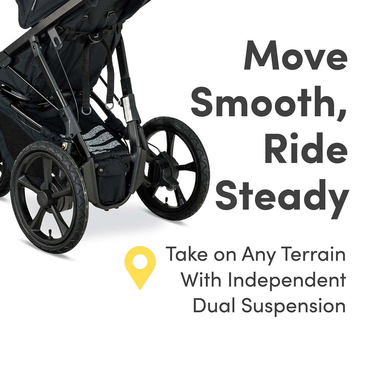 BOB Wayfinder Travel System, Infant Car Seat and Stroller Combo ClickTight in Nightfall- Bambi Baby