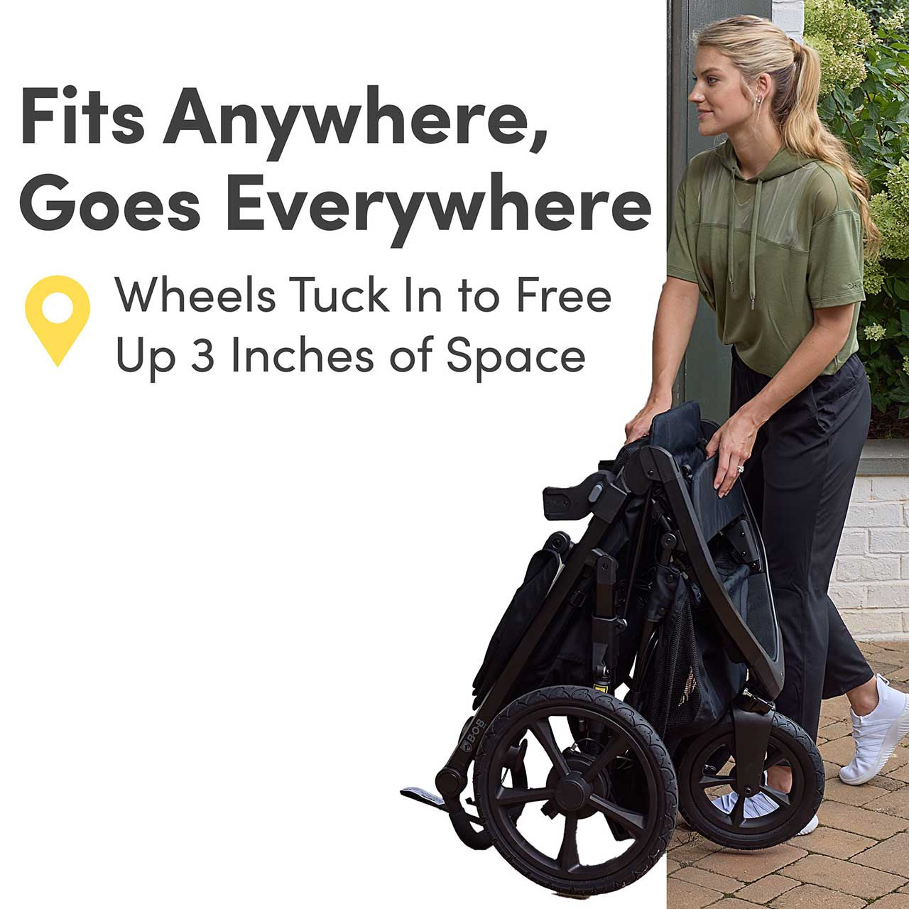 BOB Wayfinder Travel System, Infant Car Seat and Stroller Combo ClickTight in Nightfall- Bambi Baby