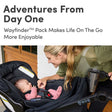 Sistema de viagem BOB Wayfinder, assento de carro infantil e combinação de carrinho ClickTight em Nightfall - Bambi Baby