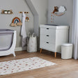 Shnuggle Nappy Bin in White/Grey - Bambi Baby
