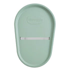 Eucalyptus Green Shnuggle Squishy Diaper Changing Mat with raised sides - Top View | Bambi Baby