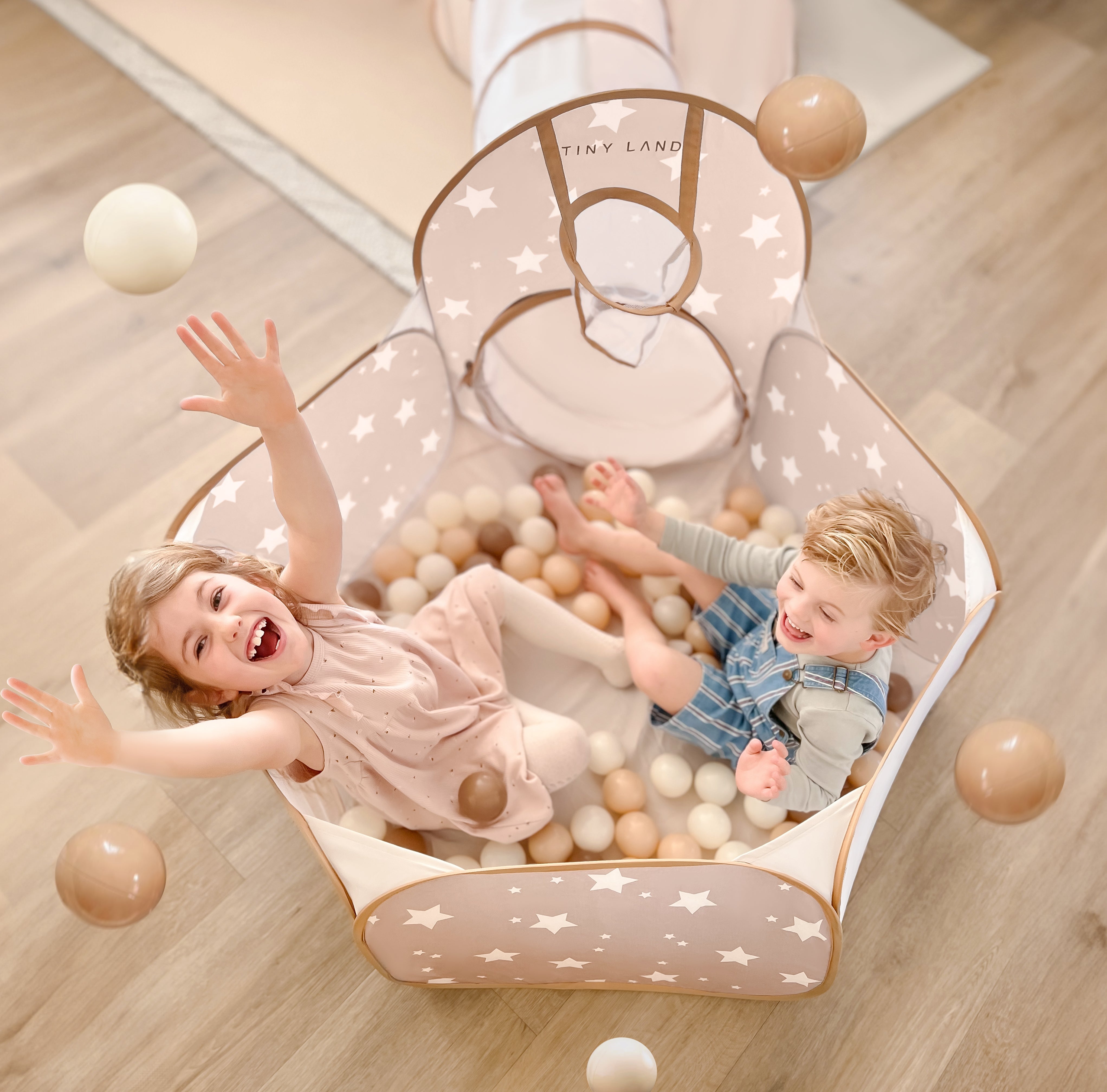 Tiny Land® Ocean Ball - 200 pcs with Varied Colors- Bambi Baby