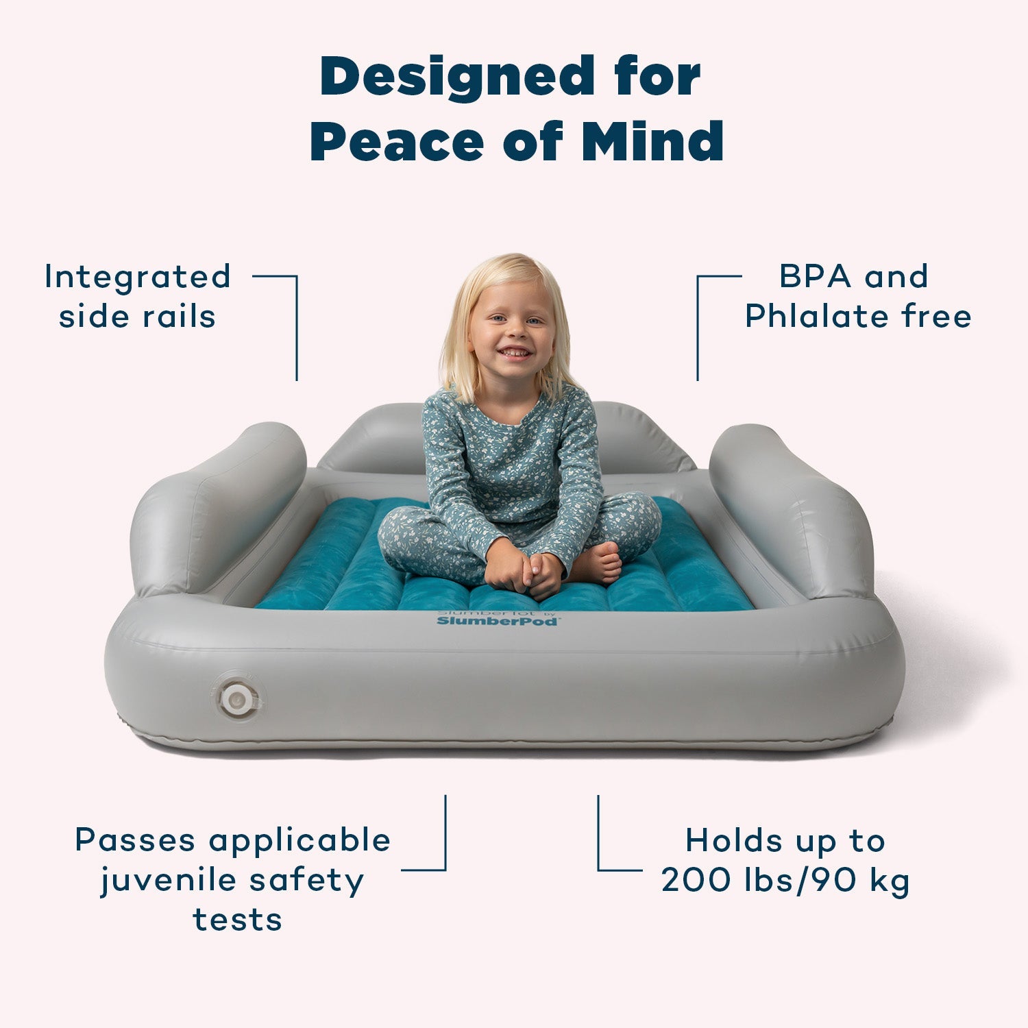 SlumberPod SlumberTot Inflatable Toddler Bed- Bambi Baby