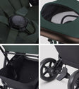 Silver Cross Nia Compact Stroller + Folding Bassinet Bundle - Bambi Baby