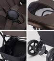 Silver Cross Nia Compact Stroller + Folding Bassinet Bundle - Bambi Baby