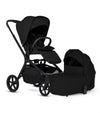 Black Silver Cross Breez Compact Stroller with Folding Bassinet - Side View | Bambi Baby