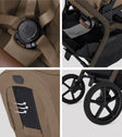 Silver Cross Breez Compact Stroller + Folding Bassinet Bundle - Bambi Baby
