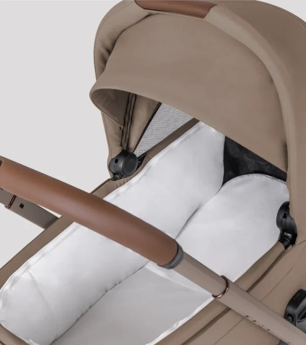 Silver Cross Breez Compact Stroller + Folding Bassinet Bundle- Bambi Baby