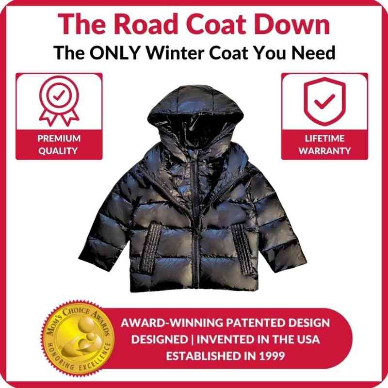 Onekid Car Seat Coat | The Road Coat Down - Black- Bambi Baby