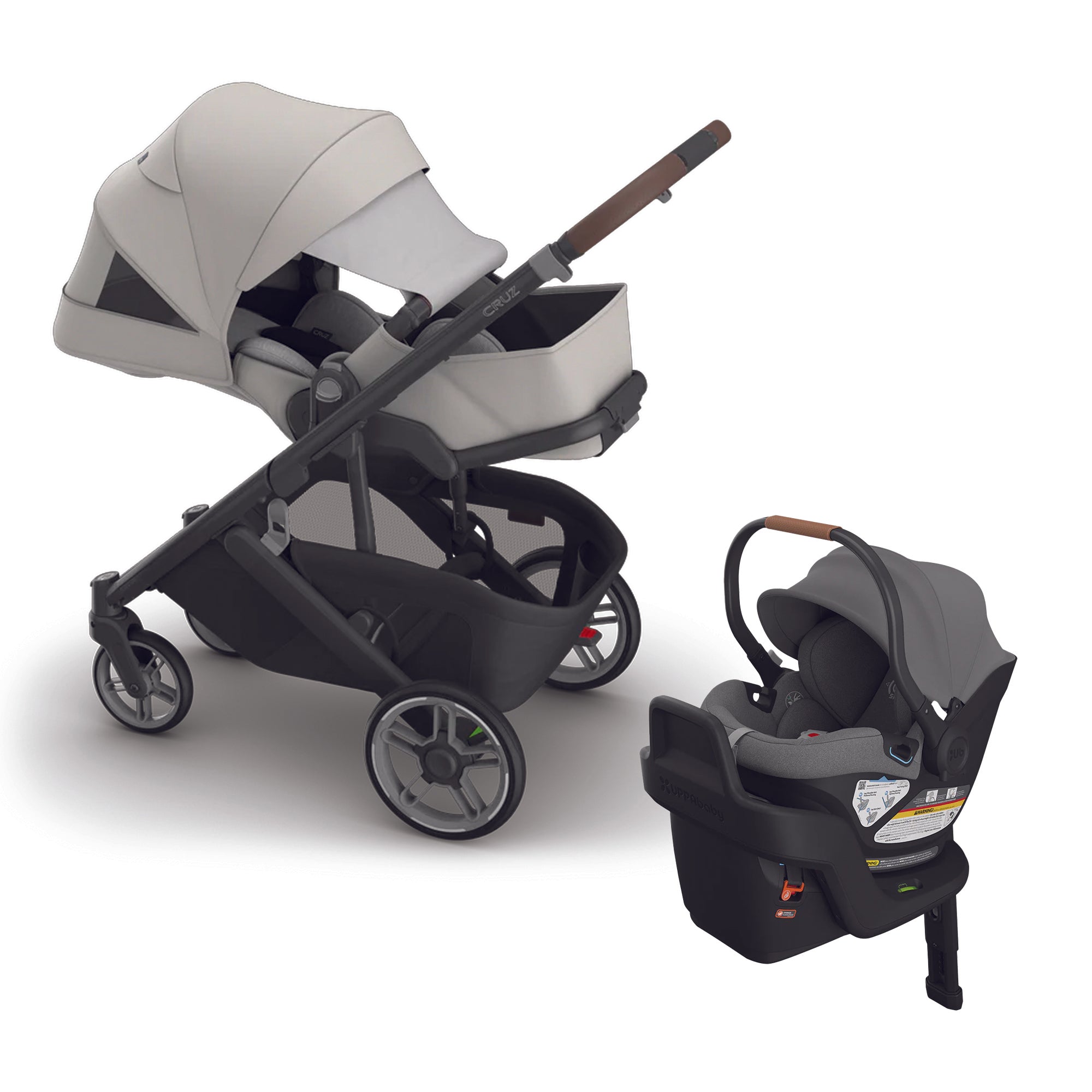 UPPAbaby Cruz V3 + Aria Travel System- Bambi Baby
