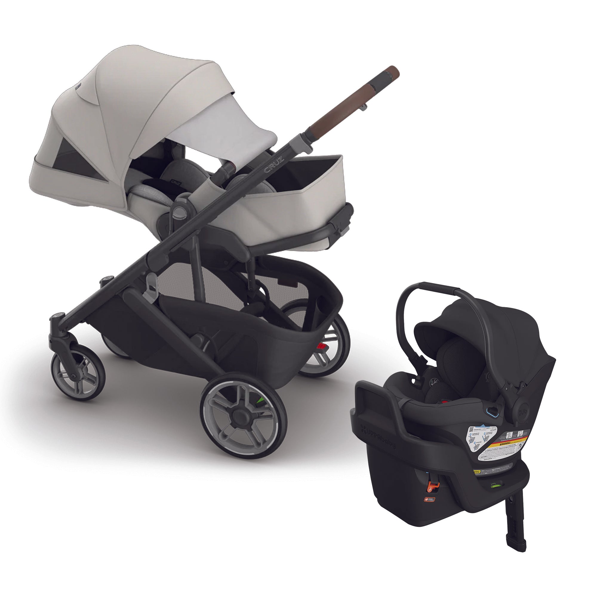 UPPAbaby Cruz V3 + Aria Travel System- Bambi Baby