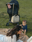 JuJuBe Sazan + JuJuBe Insulated Bottle Bag - Paisley Floral - Bambi Baby
