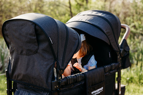 WonderFold L2 Double Stroller Wagon- Bambi Baby
